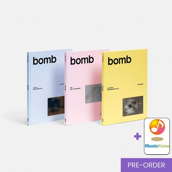 {PRE-ORDER} ILLIT - 3rd Mini Album [bomb] (Photobook Ver.) + MusicKorea Photocard